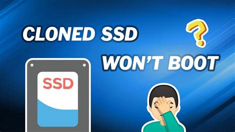 cloned hdd to ssd won t boot|make ssd bootable after cloning.